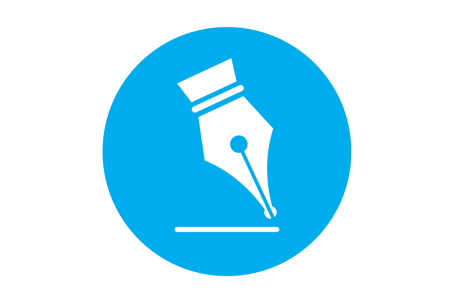 Icon of a pen tool.